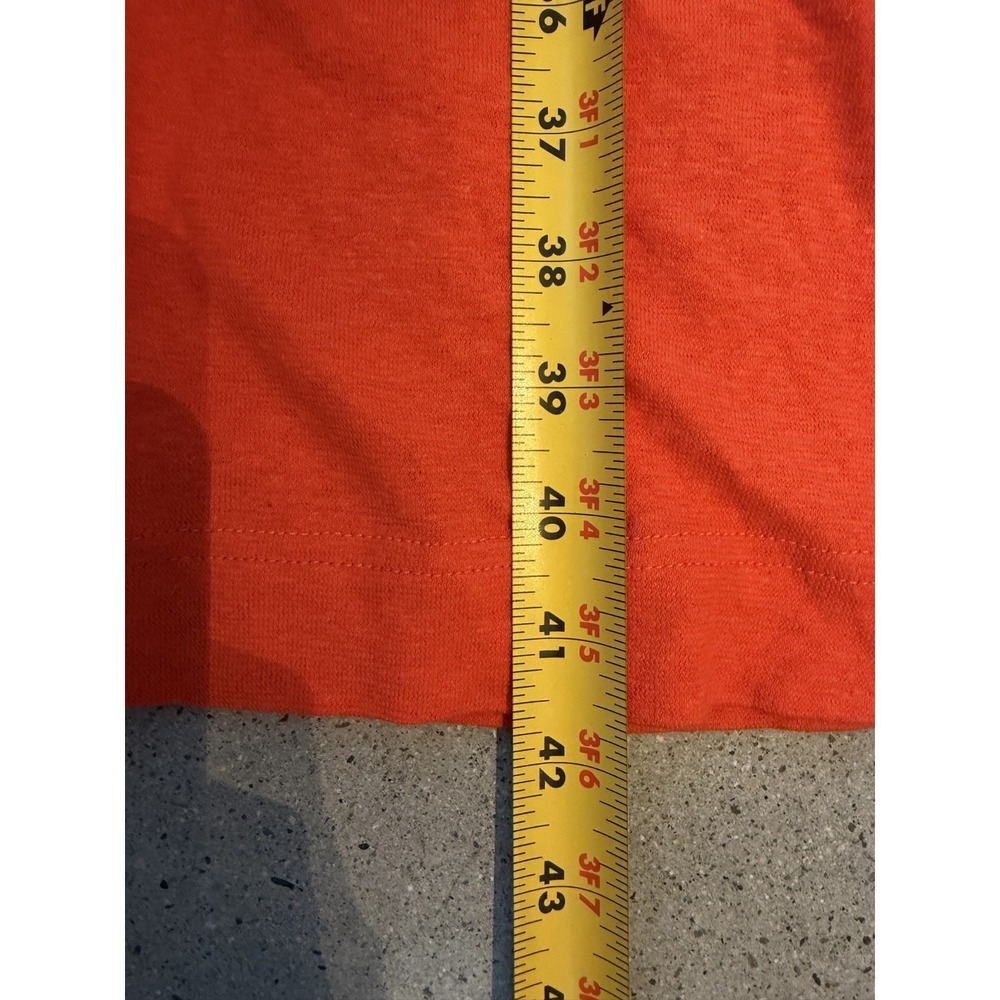 Free People FP Beach Boho Cotton Hemp Orange Wrap Maxi Dress Resort Sz Small - Picture 3 of 6